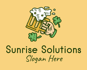 St. Patrick's Day Irish Beer  logo design