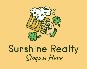 St. Patrick's Day Irish Beer  logo design