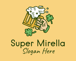 St. Patrick's Day Irish Beer  logo design