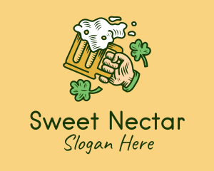 St. Patrick's Day Irish Beer  logo design