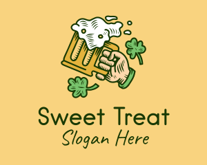 St. Patrick's Day Irish Beer  logo design