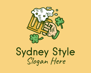 St. Patrick's Day Irish Beer  logo design