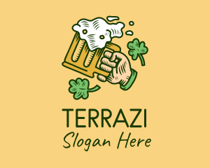 St. Patrick's Day Irish Beer  logo design