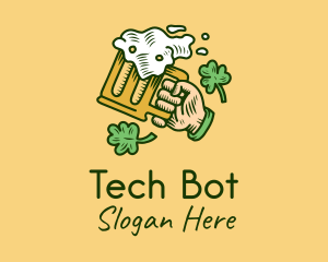 St. Patrick's Day Irish Beer  logo design