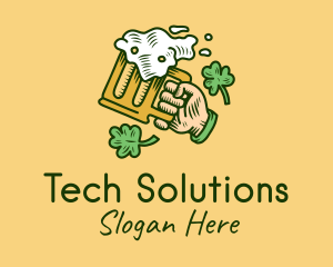 Celebration - St. Patrick's Day Irish Beer logo design