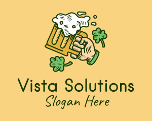 St. Patrick's Day Irish Beer  logo design