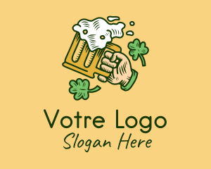 St. Patrick's Day Irish Beer  logo design