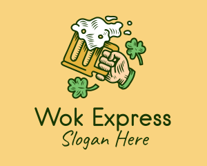 St. Patrick's Day Irish Beer  logo design