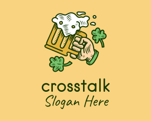 St. Patrick's Day Irish Beer  logo design