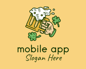 Club - St. Patrick's Day Irish Beer logo design