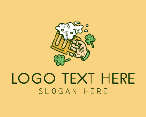 St. Patrick's Day Irish Beer  logo design