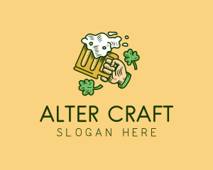 St. Patrick's Day Irish Beer  logo design