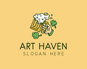 St. Patrick's Day Irish Beer  logo design