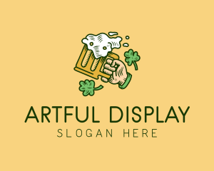 St. Patrick's Day Irish Beer  logo design