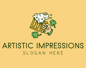 St. Patrick's Day Irish Beer  logo design