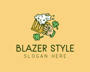 St. Patrick's Day Irish Beer  logo design