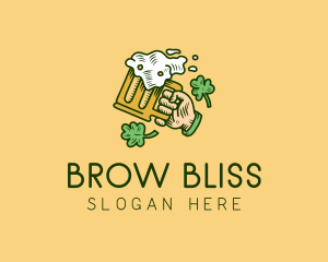 St. Patrick's Day Irish Beer  logo design