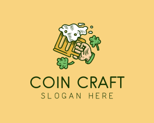 St. Patrick's Day Irish Beer  logo design