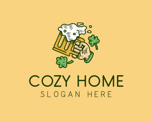 St. Patrick's Day Irish Beer  logo design