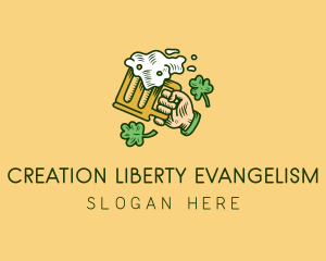 St. Patrick's Day Irish Beer  logo design