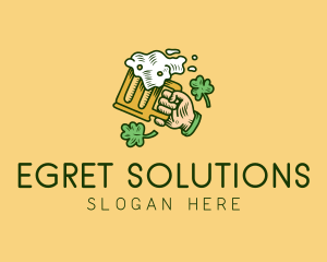 St. Patrick's Day Irish Beer  logo design