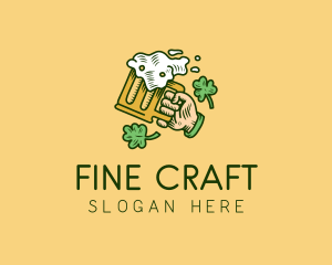 St. Patrick's Day Irish Beer  logo design