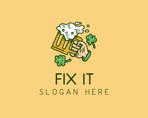 St. Patrick's Day Irish Beer  logo design