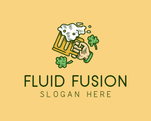 St. Patrick's Day Irish Beer  logo design