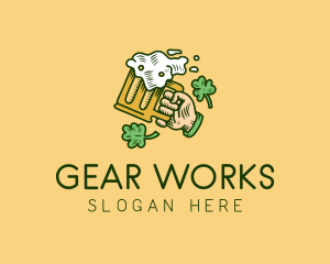 St. Patrick's Day Irish Beer  logo design