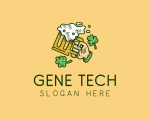 St. Patrick's Day Irish Beer  logo design