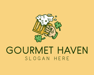 St. Patrick's Day Irish Beer  logo design