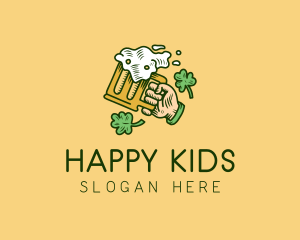 St. Patrick's Day Irish Beer  logo design