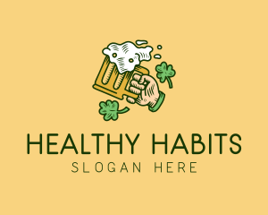 St. Patrick's Day Irish Beer  logo design