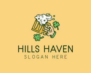 St. Patrick's Day Irish Beer  logo design