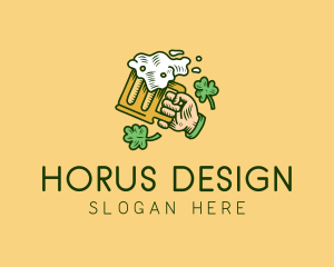 St. Patrick's Day Irish Beer  logo design