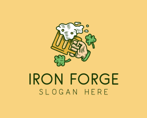 St. Patrick's Day Irish Beer  logo design