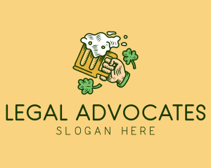 St. Patrick's Day Irish Beer  logo design