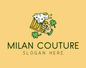 St. Patrick's Day Irish Beer  logo design