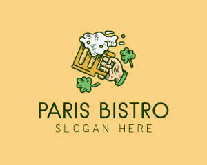 St. Patrick's Day Irish Beer  logo design