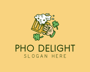 St. Patrick's Day Irish Beer  logo design