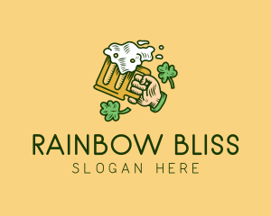 St. Patrick's Day Irish Beer  logo design