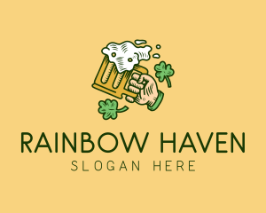 St. Patrick's Day Irish Beer  logo design