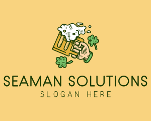 St. Patrick's Day Irish Beer  logo design