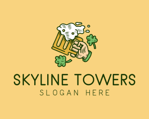 St. Patrick's Day Irish Beer  logo design