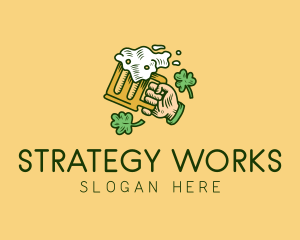 St. Patrick's Day Irish Beer  logo design