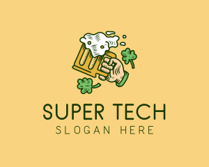 St. Patrick's Day Irish Beer  logo design