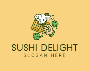 St. Patrick's Day Irish Beer  logo design