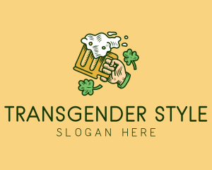 St. Patrick's Day Irish Beer  logo design