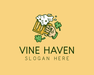 St. Patrick's Day Irish Beer  logo design