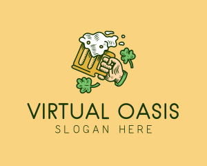 St. Patrick's Day Irish Beer  logo design